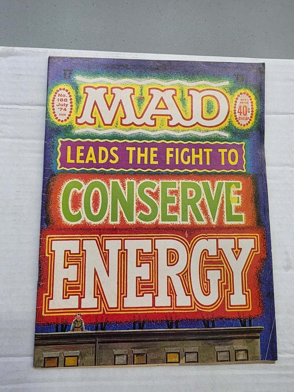 MAD Magazine Conserve Energy Special July 1974 Satire Humour
